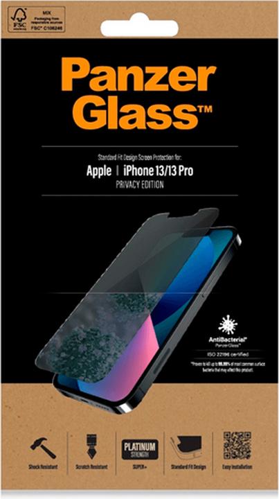 Actual product image PanzerGlass Privacy (1 Piece, Apple iPhone 13)