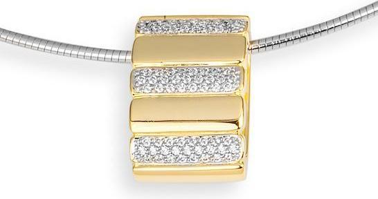 Breuning ANHÄNGER - BRILL. 0,413 Ct. H/si (585, - Gold)