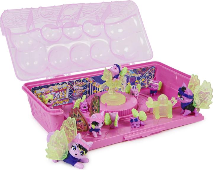 Produktbild Hatchimals Rainbowcation Eierkarton mit Wolf-Familie, Spielset mit 10 CollEGGtibles-Figuren und 2 Zu