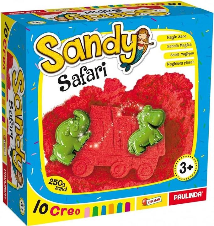 Produktbild Lisciani Blatt Spielsand mit Formen Basic rot 250g