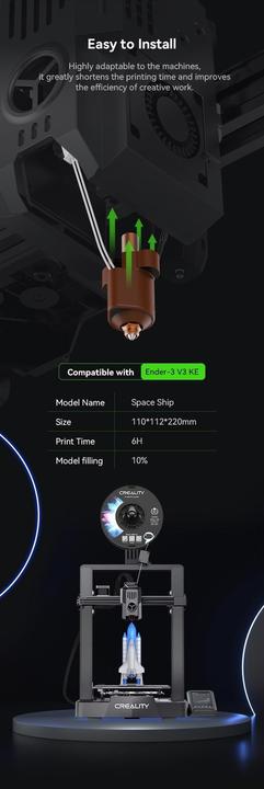 Produktbild Creality Heizelement Ender 3V3 KE Keramischer Heizblocksatz (Düse)
