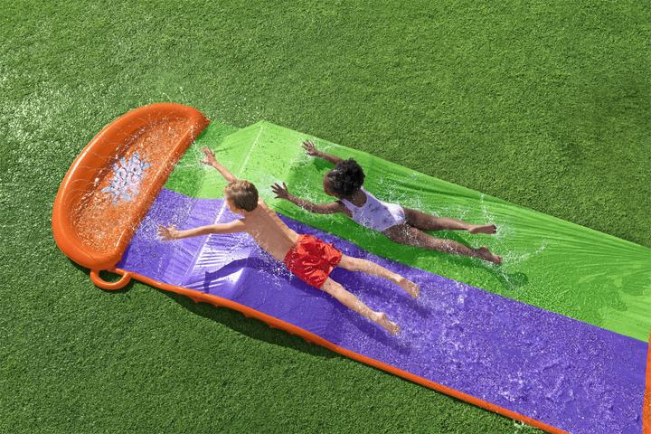 Image du produit Bestway H2OGO! Tapis de glisse 2 pistes SplashCoaster 4,88 m (4.70 m)