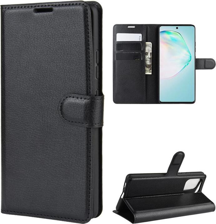 Image du produit Cover-Discount Galaxy S10 Lite - Housse en cuir noir (Samsung Galaxy S10 Lite)