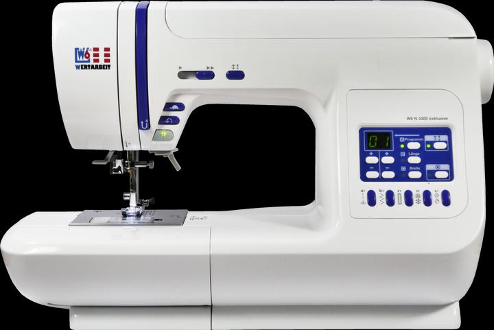 Produktbild W6 Nähmaschine N 3300 Exklusive, Nähen, Patchen, Quilten