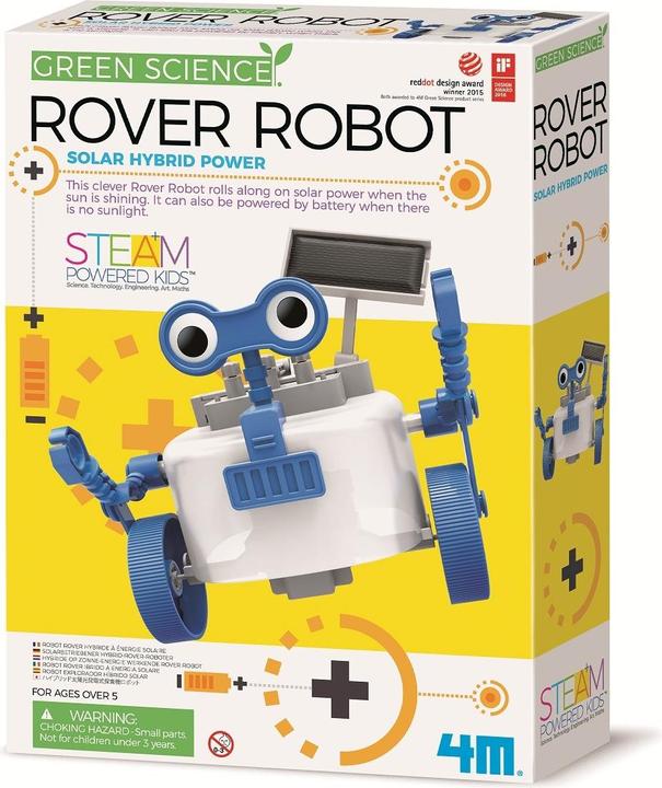 Actual product image 4M Kit for hybrid powered robot Green Science