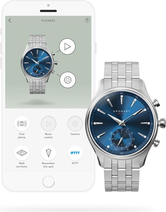 Image du produit Kronaby Sekel bracelet à 5 mailles (Montre connectée, 41 mm)