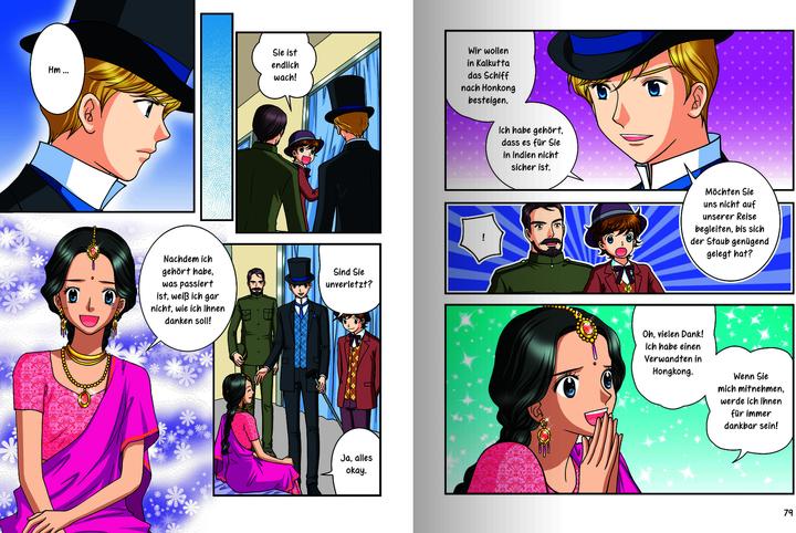 Actual product image MANHWA – Klassiker für Kids – In 80 Tagen um die Welt (German, Suk-IlEo, 2025)