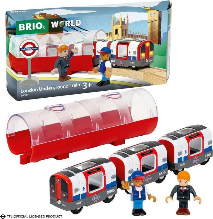 Actual product image Ravensburger BRIO World - Trains of the World London Underground with light and sound