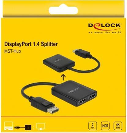Actual product image Delock Signal splitter DisplayPort (DP, 6.10 cm)
