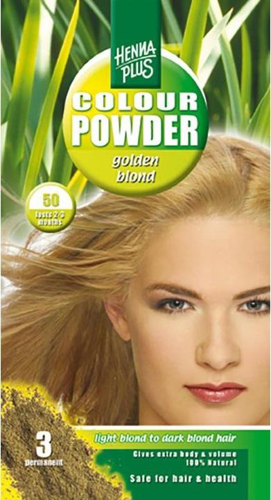 Actual product image Hennaplus Colour Powder (50 golden blonde)