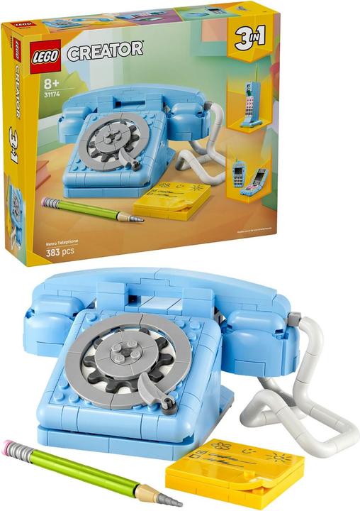 Produktbild LEGO Retro-Telefon (31174, LEGO Creator 3-in-1)