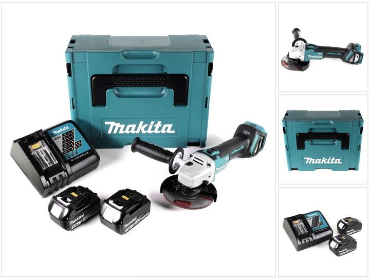 Makita Batterij haakse slijper (125 mm)