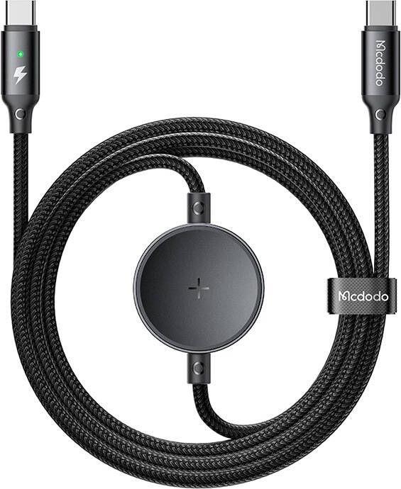 Immagine prodotto Mcdodo CA-4170 Cavo USB-C 2-in-1 + caricatore wireless Samsung Watch, 60W, 1,5m (1.50 m, 60 W)
