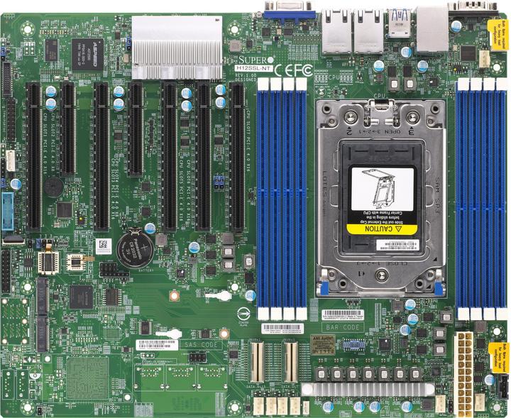 Image du produit Supermicro Super Micro H12SSL-NT (SP3, AMD SoC, ATX)