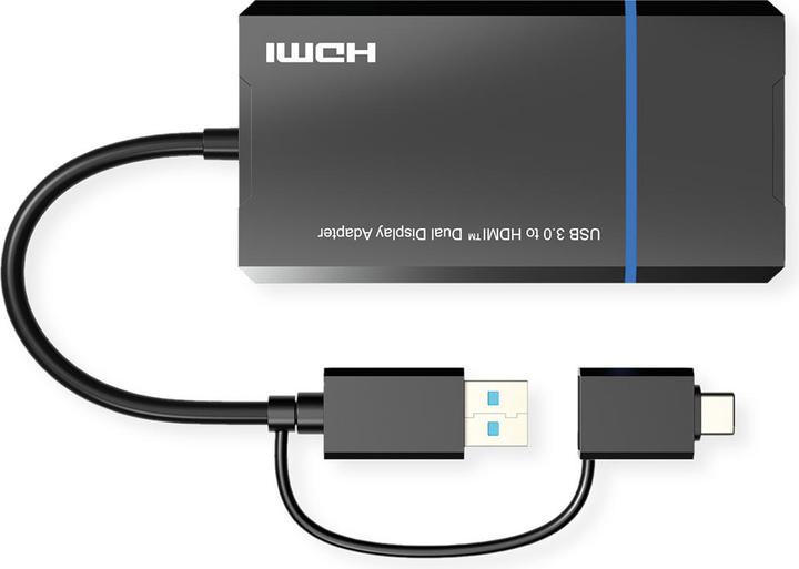 Produktbild Value USB DisplayLink Adapter, USB (USB, USB 3.0, 15 cm)