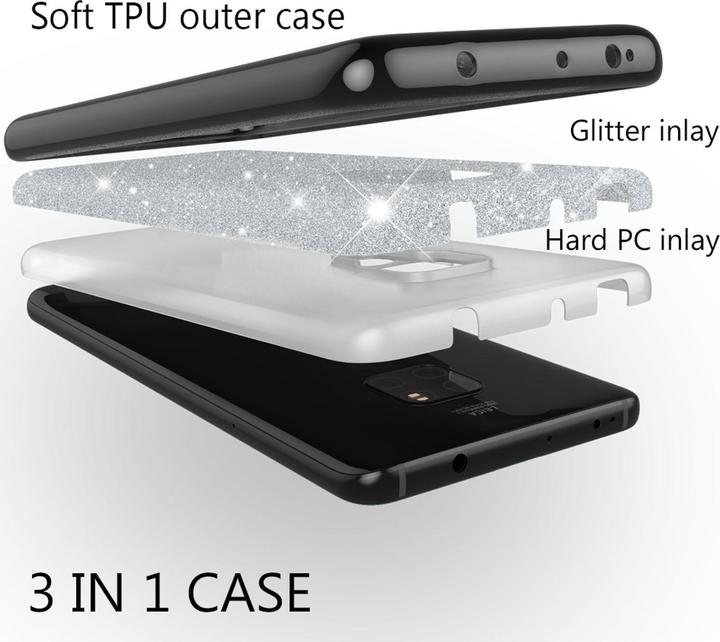 Produktbild Nalia Glitter Handyhülle (Huawei Mate 20)