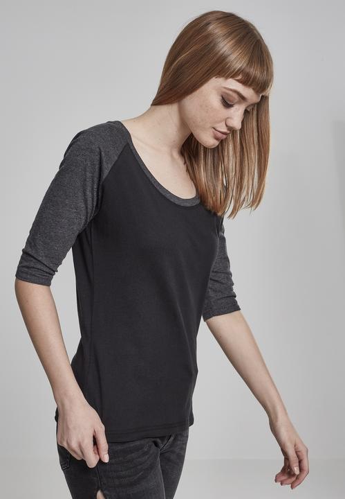 Actual product image Urban Classics Ladies 3/4 Contrast Raglan Tee (S)