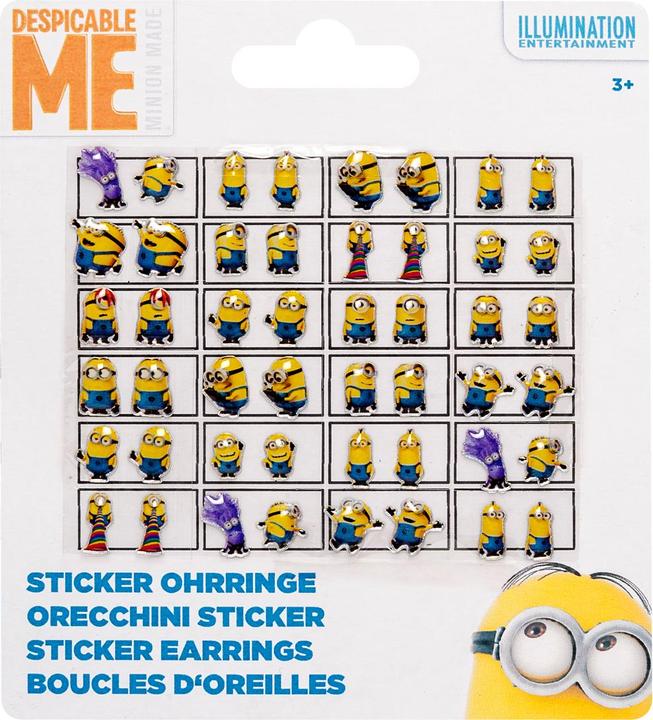 Minions Boucles D'Oreilles Sticker