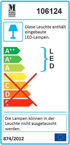 Label énergétique Markslöjd Plateau (630 lm)