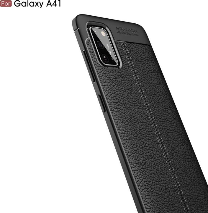 Produktbild Screenguard Samsung Galaxy A41 Hülle Leather Design TPU Cover (Samsung Galaxy A41)