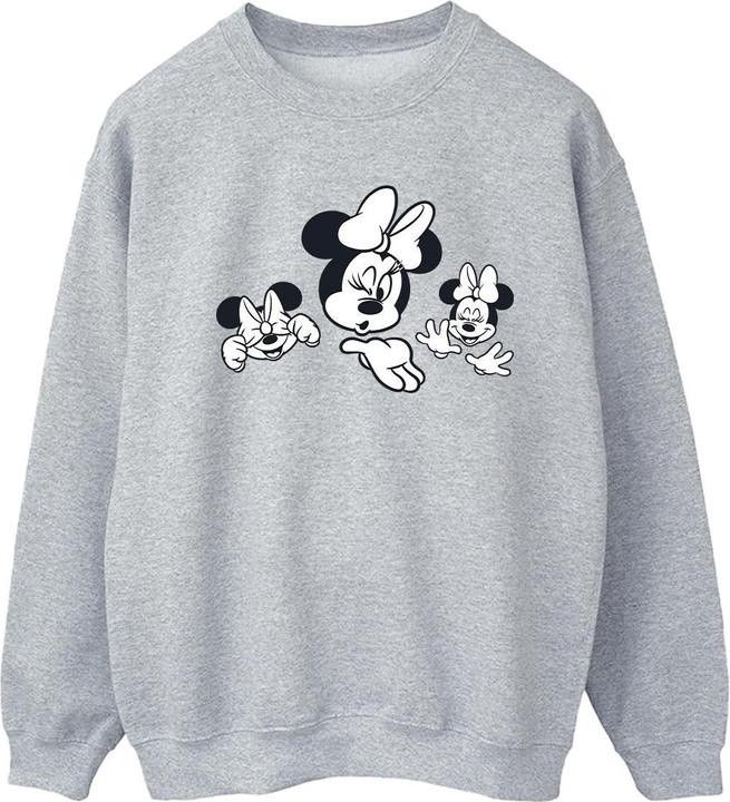 Disney Minnie Mouse Three Faces Sweatshirt (L)