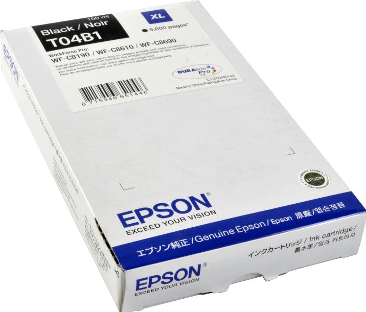 Produktbild Epson Ink Cartridge XL Black T04b1 (BK)