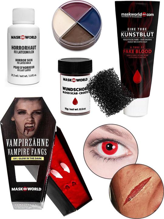 Produktbild Maskworld Halloween Make-up Set Komplett