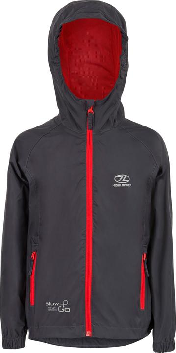 Highlander Stow & Go Kids C'coal Pky Jkt - 9/10 (9, 10)