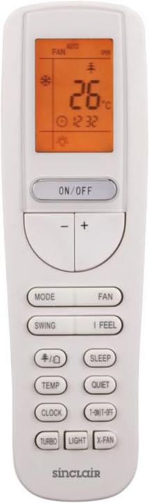 Actual product image Sinclair Air conditioner installation package no. 4 (120 m², 24000 BTU/h)