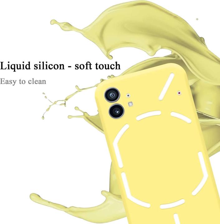 Actual product image Cadorabo Bumper TPU Liquid Silicone Case (Nothing Phone (1))