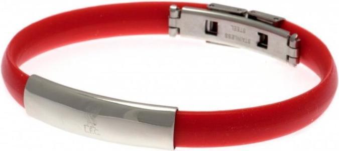 Actual product image Arsenal FC Silicone Crest Bracelet (20 cm, 100% synthetic material)