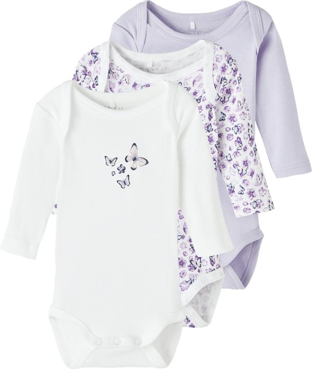 Violett, weiss
