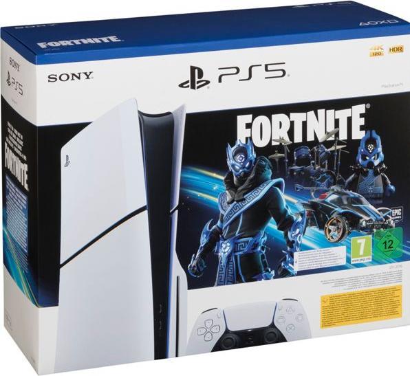 Immagine prodotto Sony PlayStation 5 Slim Edizione Disco - Pacchetto Fortnite Cobalt Star