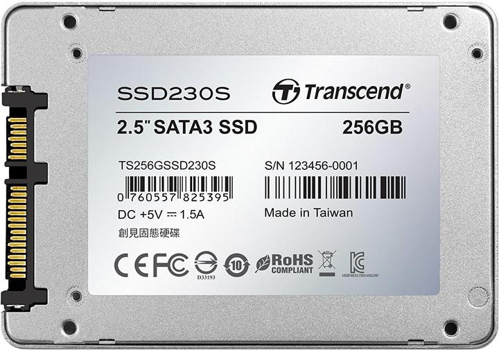 Actual product image Transcend Ssd230s (256 GB, 2.5")