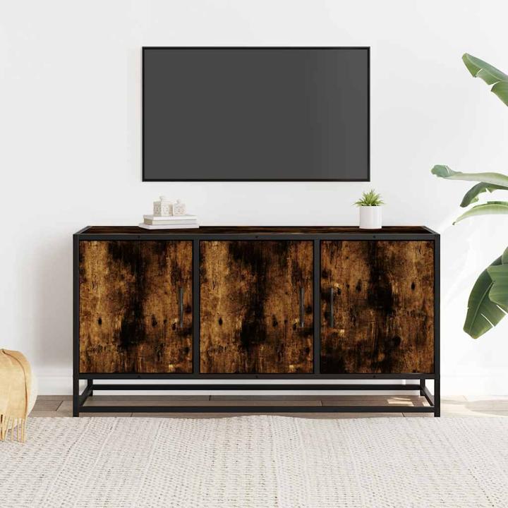 Produktbild VidaXL TV Schrank Lowboard Fernsehschrank Fernsehtisch TV Möbel Räuchereiche (100 x 35 x 50 cm)