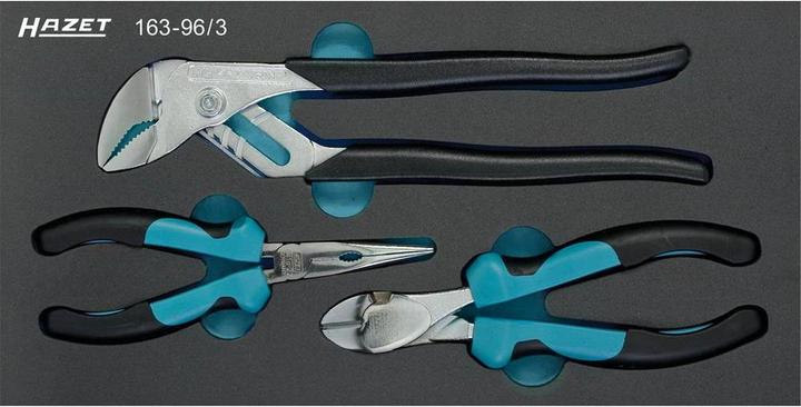 HAZET Serie di pinze 163-96/3 ∙ Numero utensili: 3