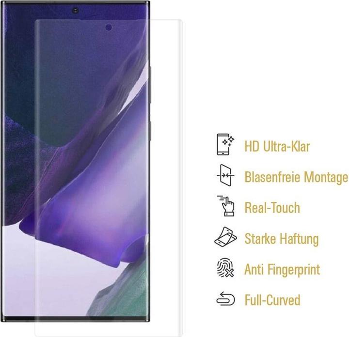 Actual product image Protectorking 3x premium screen protector 3D CLEAR (3 Piece, Samsung Galaxy Note 20 Ultra)