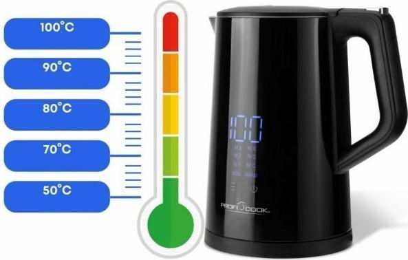 Actual product image Proficook PC-WKS 1243 black. (1.70 l)