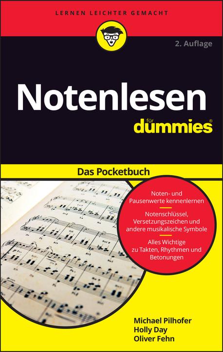 Image du produit Notenlesen für Dummies Pocketbuch (Allemand, Michael Pilhofer, Oliver Fehn, Holly Day, 2017)