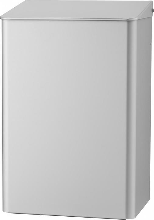 Produktbild Valera All Care MediQo-line Mülleimer Aluminium 15 Liter mit Deckel für Wandmontage geeignet, 4-Punktbefes (15 l)