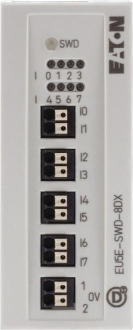 Image du produit Eaton Module d'entrée numérique 8 24V SmartWire-DT EU5E-SWD-8DX 116381 Module d'entrée
