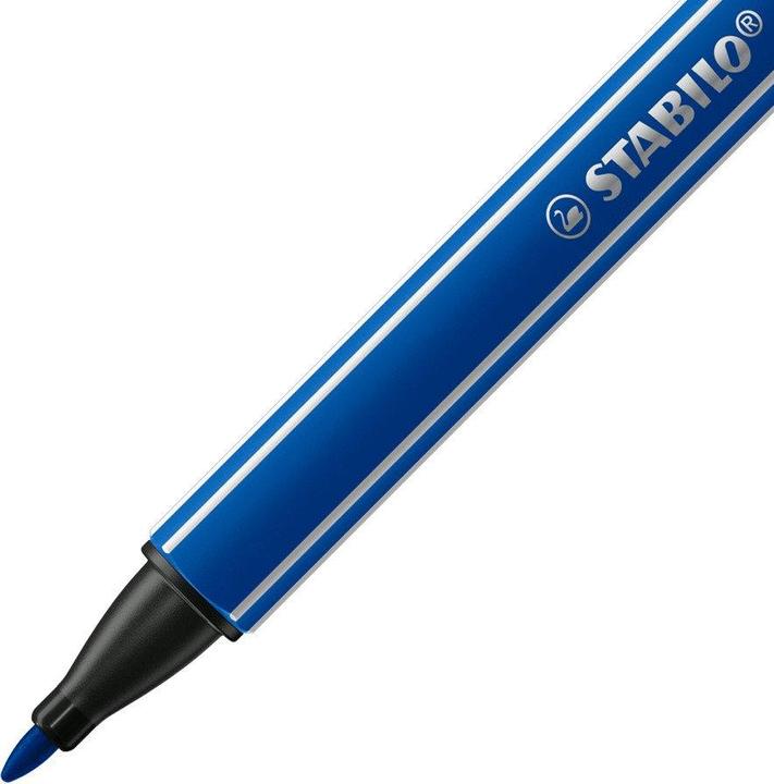 Image du produit STABILO Stylos-feutres - pointMax - Pack de 10 - bleu outremer (Bleu outremer, 10 x)