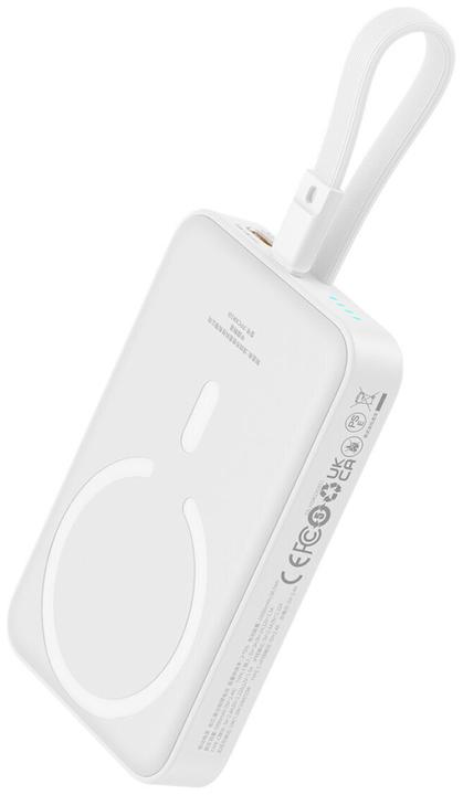 Productafbeelding Baseus Powerbank Magnetic Mini 10000mAh 20W MagSafe (wit) (10000 mAh, 20 W, 20 Wh)