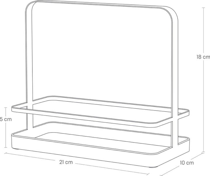 Actual product image Yamazaki TOWER spice rack