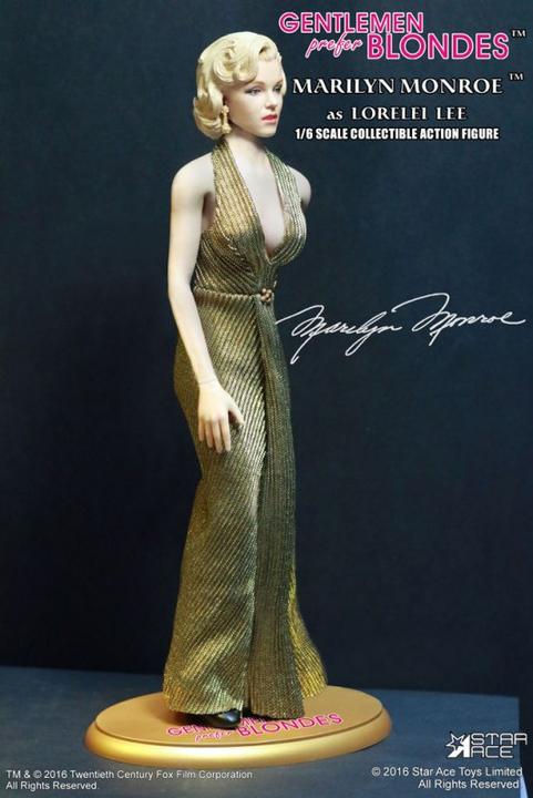 Produktbild Star Ace Toys Blondinen bevorzugt - My Favourite Legend: 1/6 Marilyn Monroe Gold Dress Ver.