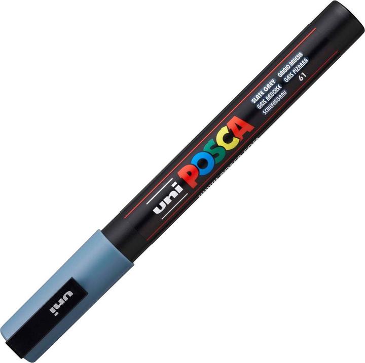 Actual product image Posca Fine Marker PC-3M (Grey, 1.30 mm, 1 x)