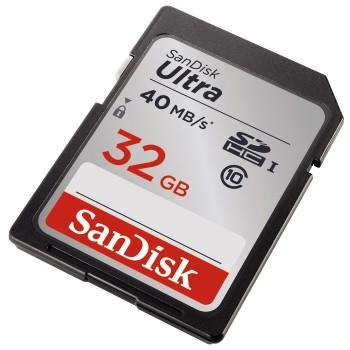 Produktbild SanDisk Ultra SDHC (32 GB, SDHC, U3, UHS-I)