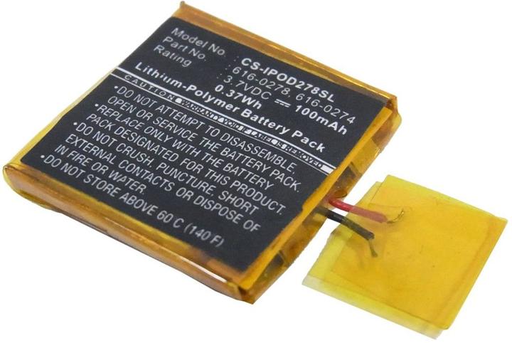 Produktbild NoName Battery for Apple iPOD Shuffle G2 1GB etc