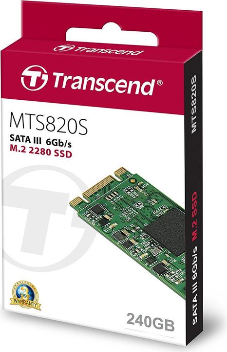 Actual product image Transcend Mts820s (240 GB, M.2 2280)