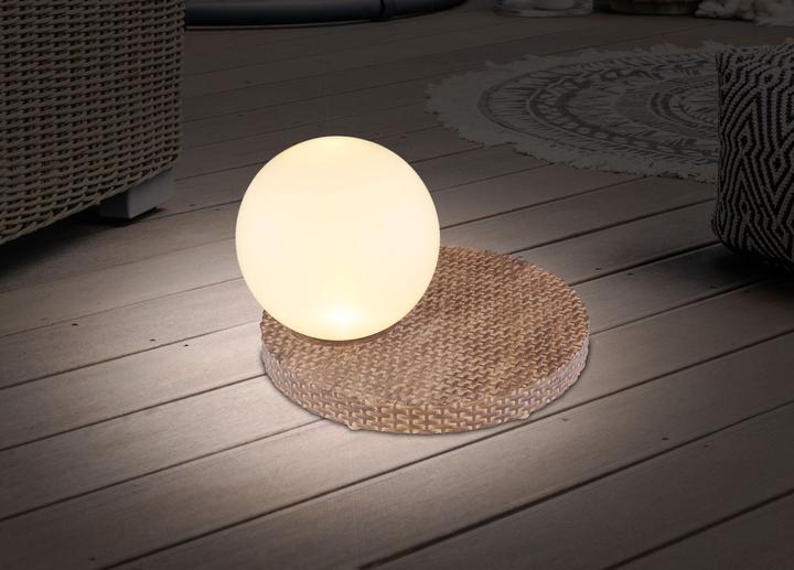 Image du produit Globo Lampe solaire gris clair 1xLED (IP44)